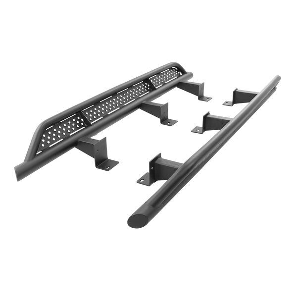 Go Rhino FS4505T Frame Mounted Steel Sliders for Select Jeep Wrangler, Jeep Wrangler JK