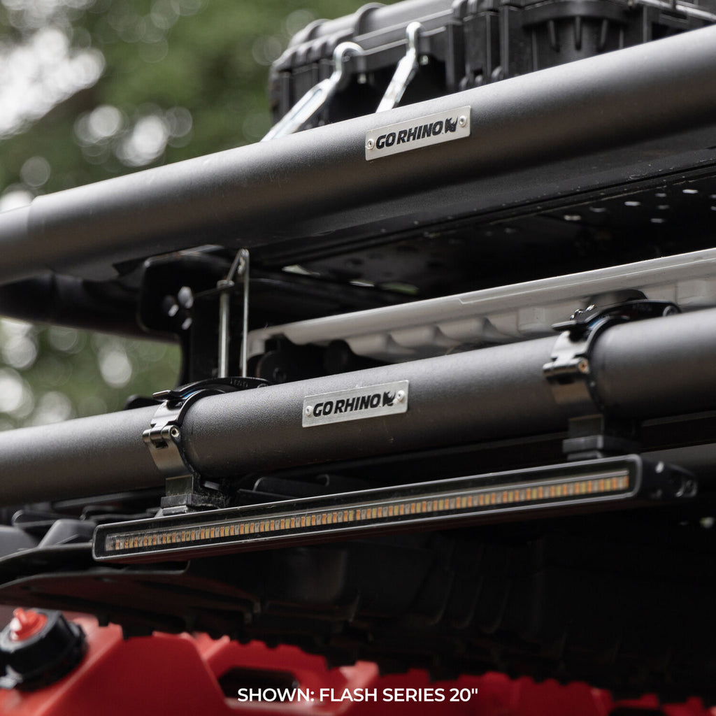 Go Rhino 750002014CBS Flash Series - 20" Multi-Function Slim LED Light Bar - White/Amber/Red