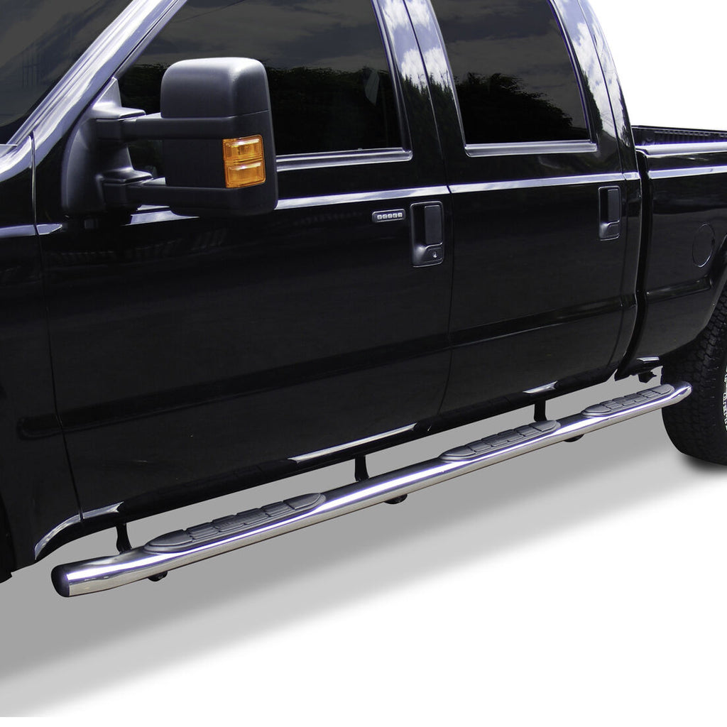 Go Rhino 641148PS 415 Side Steps w Mounting Brackets Kit - Wheel-to-Wheel - Crew Cab - Short Bed for Select Dodge Ram 2500, Dodge Ram 3500, Ram 2500, Ram