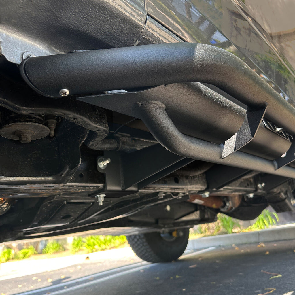 Go Rhino FSDT4129T Dominator Xtreme DT Side Steps with Frame Mounting Bracket Kit for Select Ford Bronco