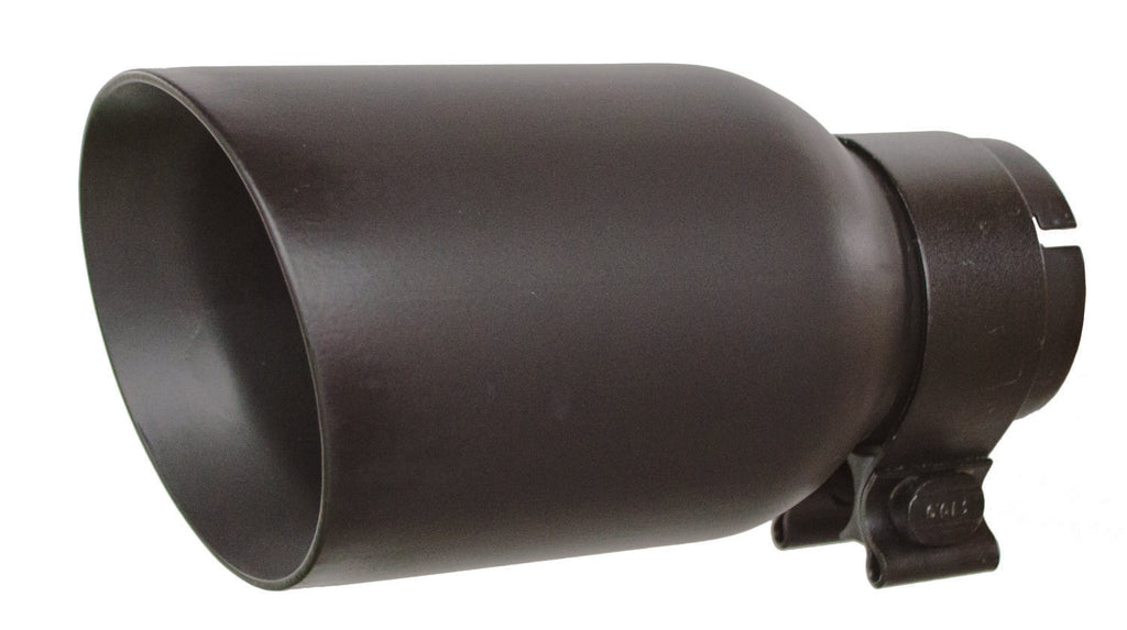 Go Rhino GRT21248FB Black Powder Coated Stainless Steel Exhaust Tip for Select Jeep Wrangler