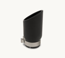 Load image into Gallery viewer, Go Rhino GRT4510B Black Powder Coated Stainless Steel Exhaust Tip