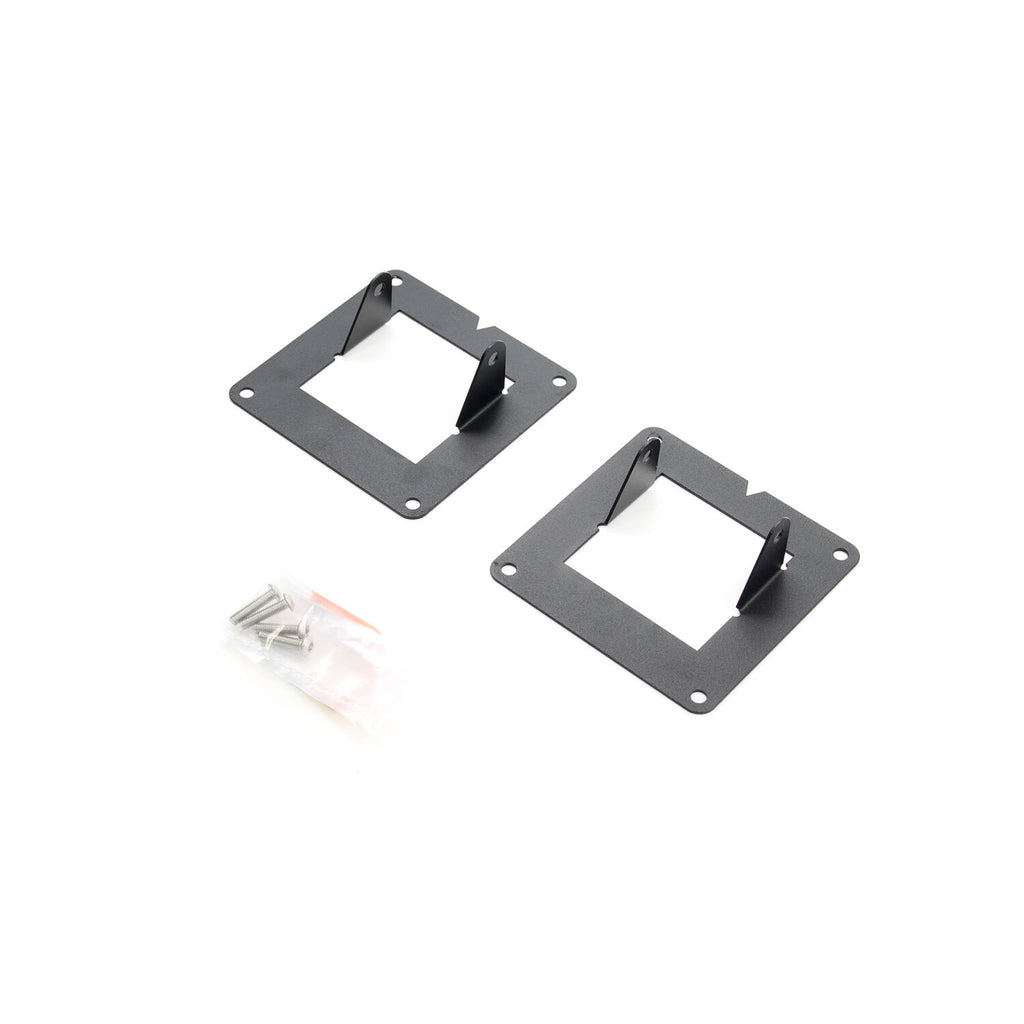 Go Rhino 241742T BR5.5/BR6/BR10.5/BR11 Light Plates (3x3 Surface Mount) Excludes Go Rhino Lights for Select Chevrolet Colorado, Chevrolet Silverado 1500, Chevrolet Silverado LD, Chevrolet Silverado LTD, Chevrolet Silverado HD, Chevrolet Silverado HD,