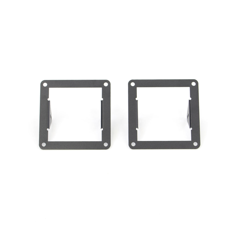 Go Rhino 241743T BR5.5/BR6/BR10.5/BR11 Light Plates (4x4 Surface Mount) for Select Chevrolet Colorado, Chevrolet Silverado 1500, Chevrolet Silverado LD, Chevrolet Silverado LTD, Chevrolet Silverado HD, Chevrolet Silverado HD, Dodge Ram 2500, Dodge Ram