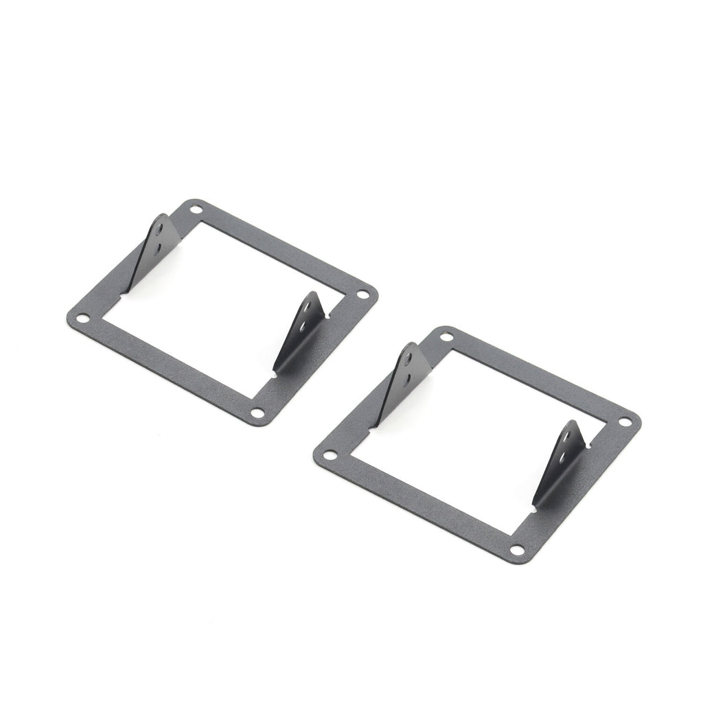 Go Rhino 241743T BR5.5/BR6/BR10.5/BR11 Light Plates (4x4 Surface Mount) for Select Chevrolet Colorado, Chevrolet Silverado 1500, Chevrolet Silverado LD, Chevrolet Silverado LTD, Chevrolet Silverado HD, Chevrolet Silverado HD, Dodge Ram 2500, Dodge Ram