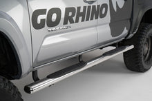 Load image into Gallery viewer, Go Rhino 104443587PS 4" 1000 Series Side Steps with Mounting Brackets for Select Toyota Tundra