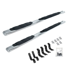 Load image into Gallery viewer, Go Rhino 104449987PS 4" 1000 Series Side Steps with Mounting Bracket Kit for Select Ram