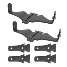 Load image into Gallery viewer, Go Rhino 731060T XE Hood Hinge Light Mounts for Jeep JL/JT (Pair) - Fits 6" Single Row LED Bar for Select Jeep Gladiator, Jeep Wrangler