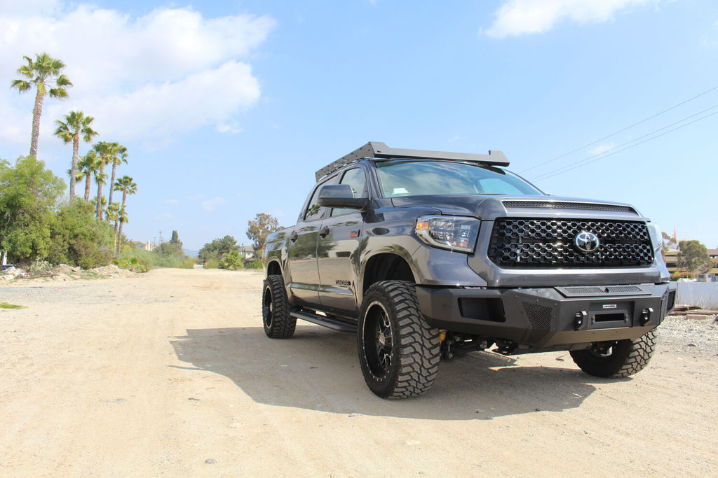 Go Rhino 5933120T Ceros Low Profile Roof Rack - CrewMax Cab Only for Select Toyota Tundra