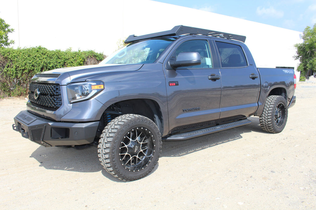 Go Rhino 5933120T Ceros Low Profile Roof Rack - CrewMax Cab Only for Select Toyota Tundra