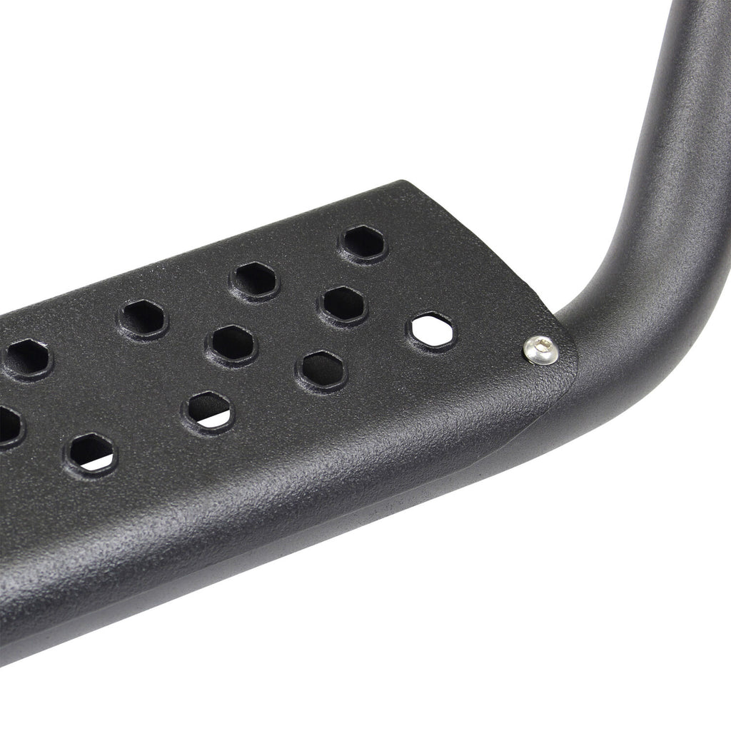 Go Rhino D6410000T 4" Drop Steps for Dominator Xtreme D6, Pair - Textured Powder Coat for Select Chevrolet Colorado, Chevrolet Silverado 1500, Chevrolet Silverado LD, Chevrolet Silverado LTD, Chevrolet Silverado HD, Chevrolet Silverado HD, Dodge Ram