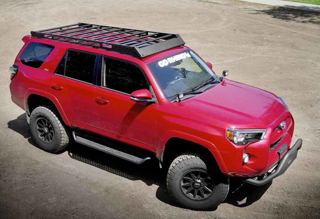 Go Rhino D14427T Dominator Xtreme D1 Side Steps with Rocker Panel Mounting Bracket Kit for Select Toyota 4Runner