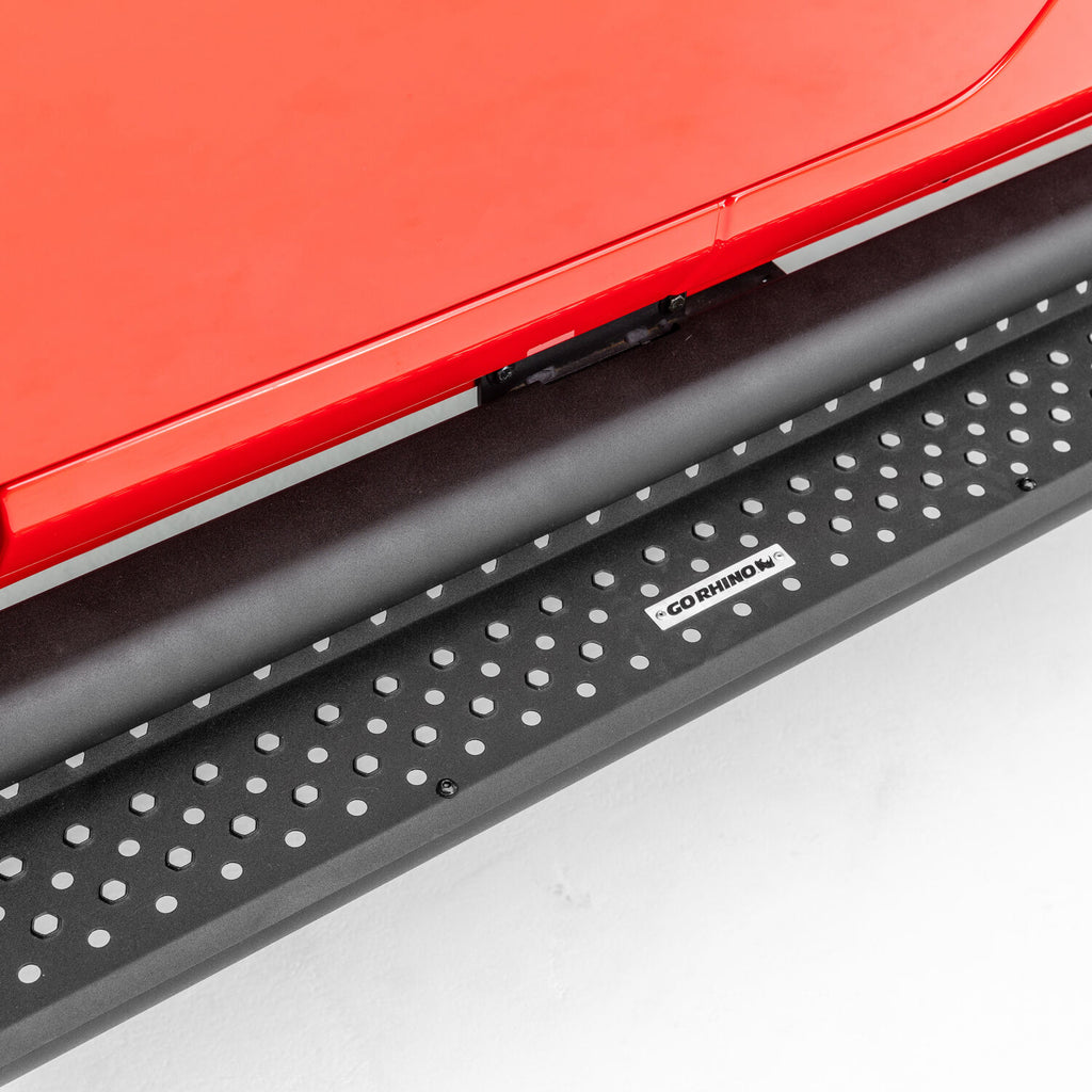 Go Rhino D14411T Dominator Xtreme D1 Side Steps with Rocker Panel Mounting Bracket Kit-Access Cab for Select Toyota Tacoma