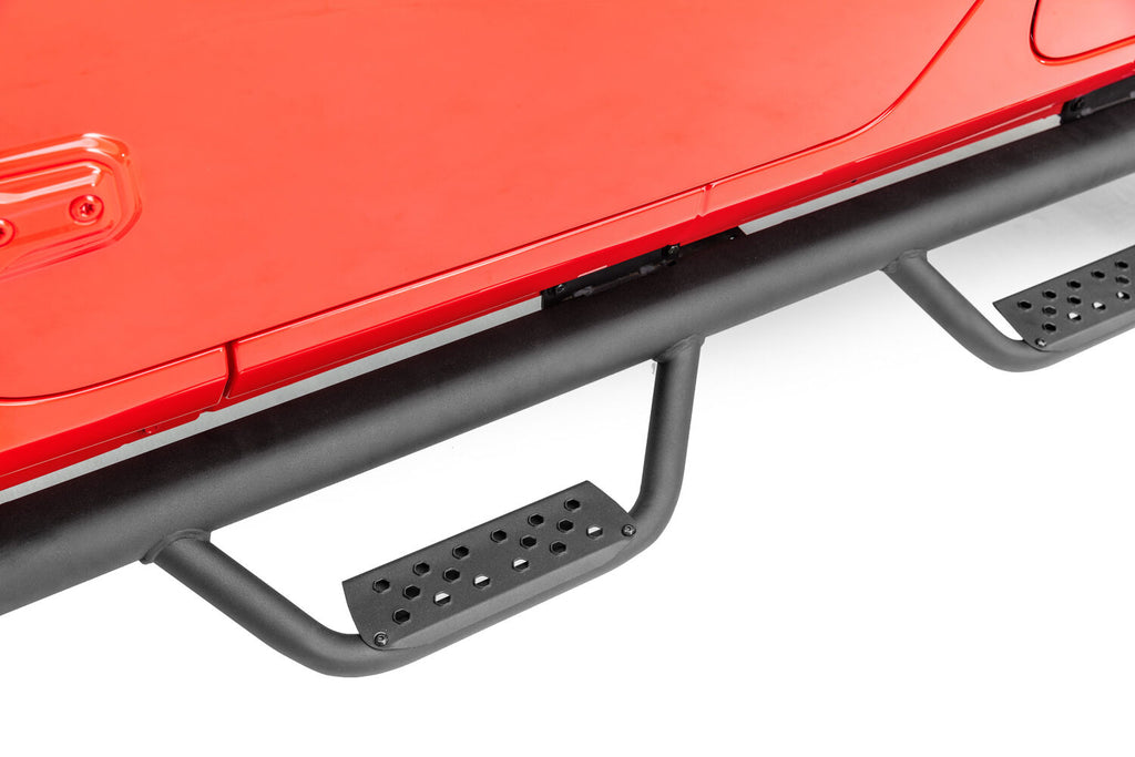 Go Rhino D224505T Dominator Xtreme D2 Side Steps with Rocker Panel Mounting Bracket Kit for Select Jeep Wrangler, Jeep Wrangler JK