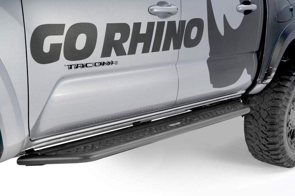Go Rhino D64445T Dominator Xtreme D6 Side Steps with Rocker Panel Mounting Kit for Select Lexus GX550, Toyota Land Cruiser