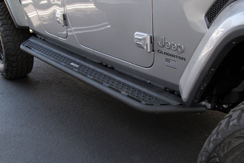 Go Rhino D64516T Dominator Xtreme D6 Side Steps with Rocker Panel Mounting Brackets Kit for Select Jeep Gladiator