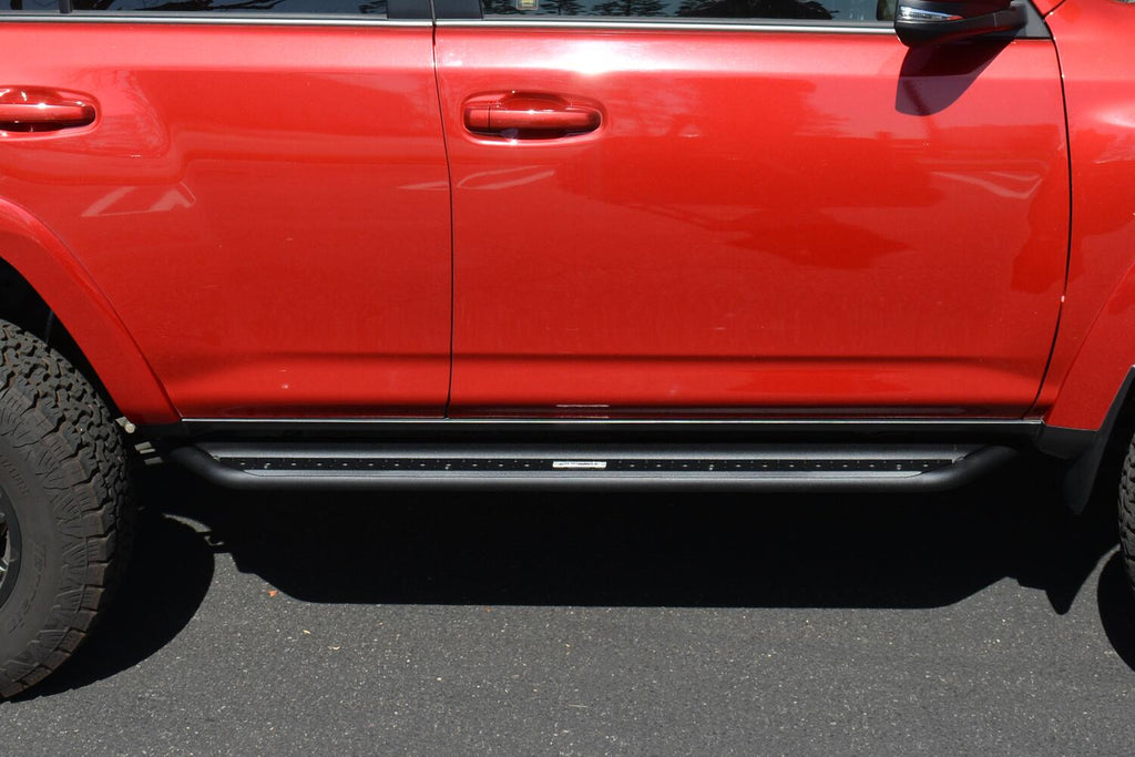 Go Rhino DSS4427T Dominator Xtreme DSS Side Steps with Rocker Panel Mounting Bracket Kit for Select Toyota 4Runner