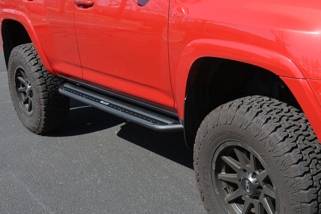 Go Rhino DSS4425T Dominator Xtreme DSS Side Steps with Rocker Panel Mounting Bracket Kit for Select Toyota 4Runner