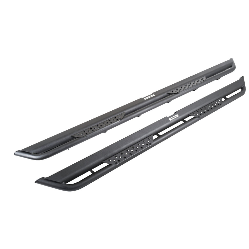 Go Rhino DT60087T Dominator Xtreme DT Side Steps - 87" long - BOARDS ONLY for Select Chevrolet Silverado 1500, Chevrolet Silverado LTD, Chevrolet Silverado HD, Chevrolet Silverado HD, Dodge Ram 1500, Dodge Ram 2500, Ford F-150, Ford F-250 Super Duty,
