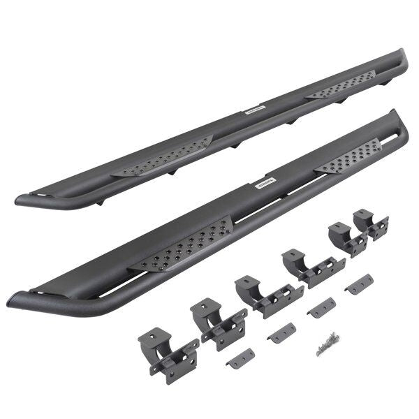 Go Rhino DT4516T Dominator Xtreme DT Side Steps with Rocker Panel Mounting Bracket Kit for Select Jeep Gladiator