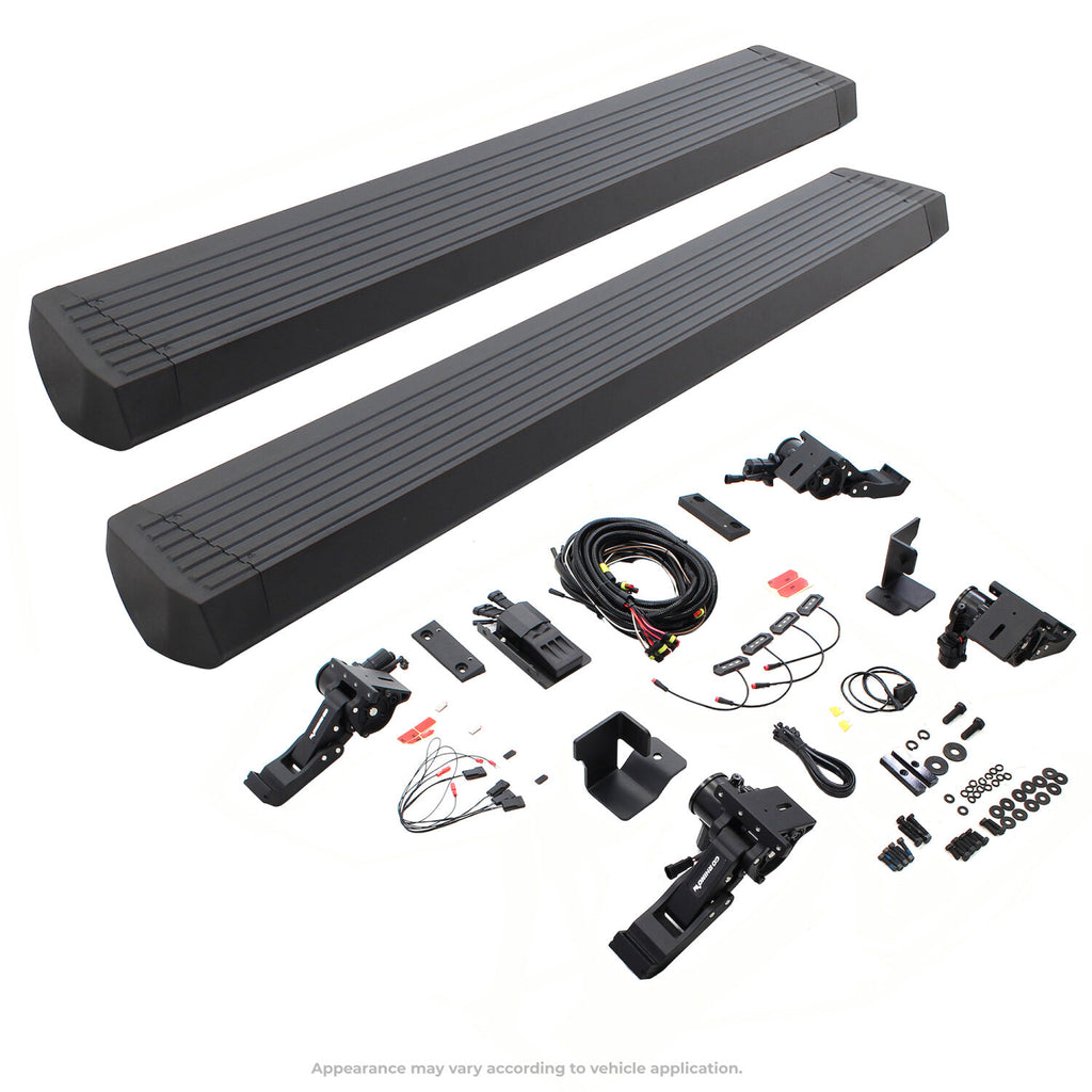 Go Rhino 20492752PC RealTruck VoltStep Electric Running Board Kit for Select Jeep Wrangler
