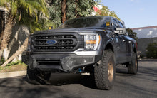 Load image into Gallery viewer, Go Rhino 343981T Element Front Bumper with Power Actuated Hide-Away Light Bar Mount for Select Ford F-150