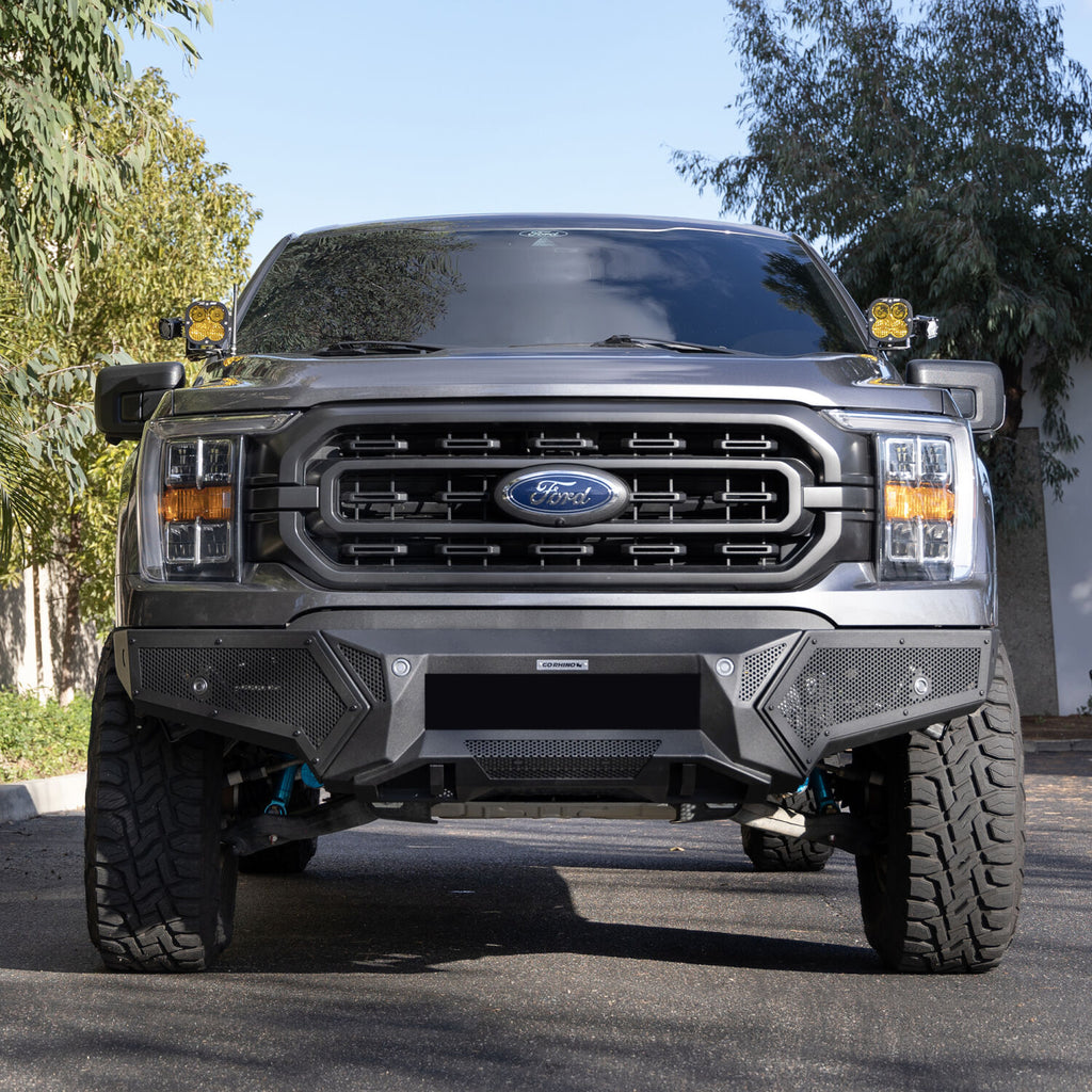Go Rhino 34398T Element Front Bumper with Fixed Light Bar Mount for Select Ford F-150