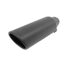 Load image into Gallery viewer, Go Rhino GRT225414B Black Powder Coated Stainless Steel Exhaust Tip
