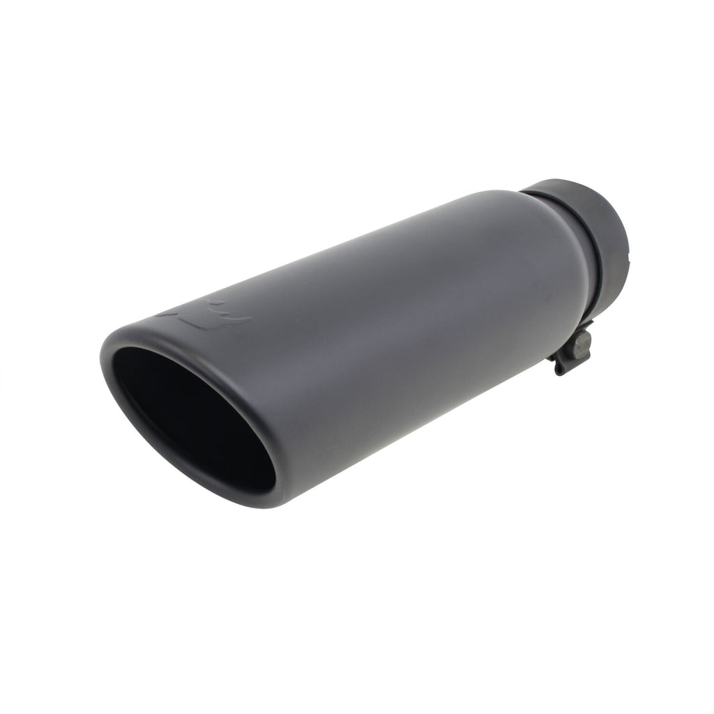 Go Rhino GRT3414B Black Powder Coated Stainless Steel Exhaust Tip