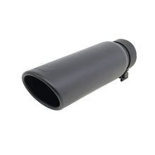 Load image into Gallery viewer, Go Rhino GRT3414B Black Powder Coated Stainless Steel Exhaust Tip