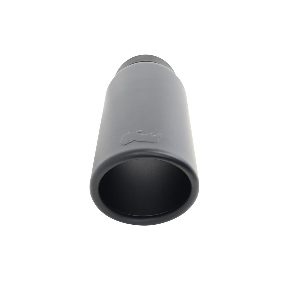 Go Rhino GRT3414B Black Powder Coated Stainless Steel Exhaust Tip
