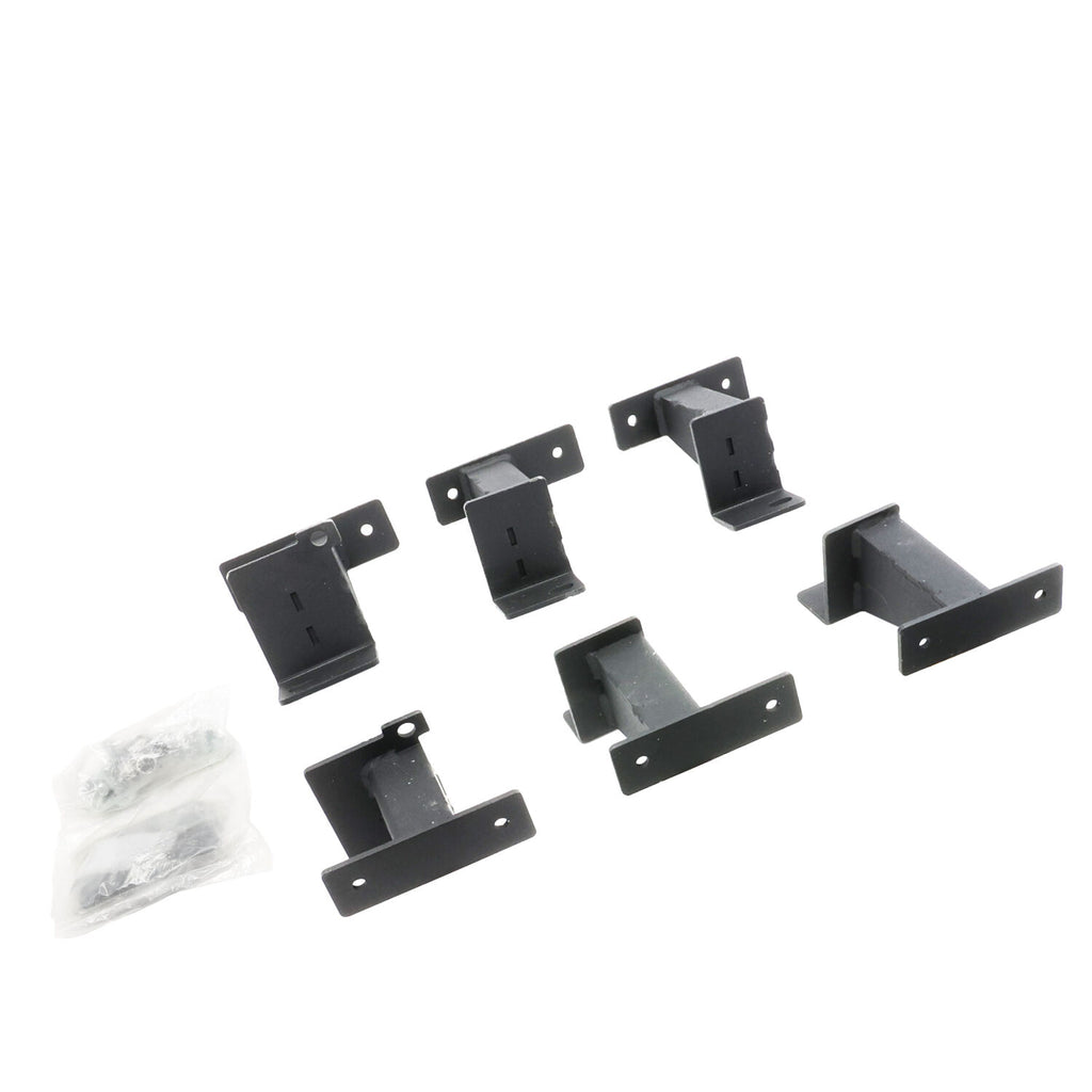 Go Rhino FSDT4506T Dominator Xtreme DT Side Steps with Frame Mounting Bracket Kit for Select Jeep Wrangler