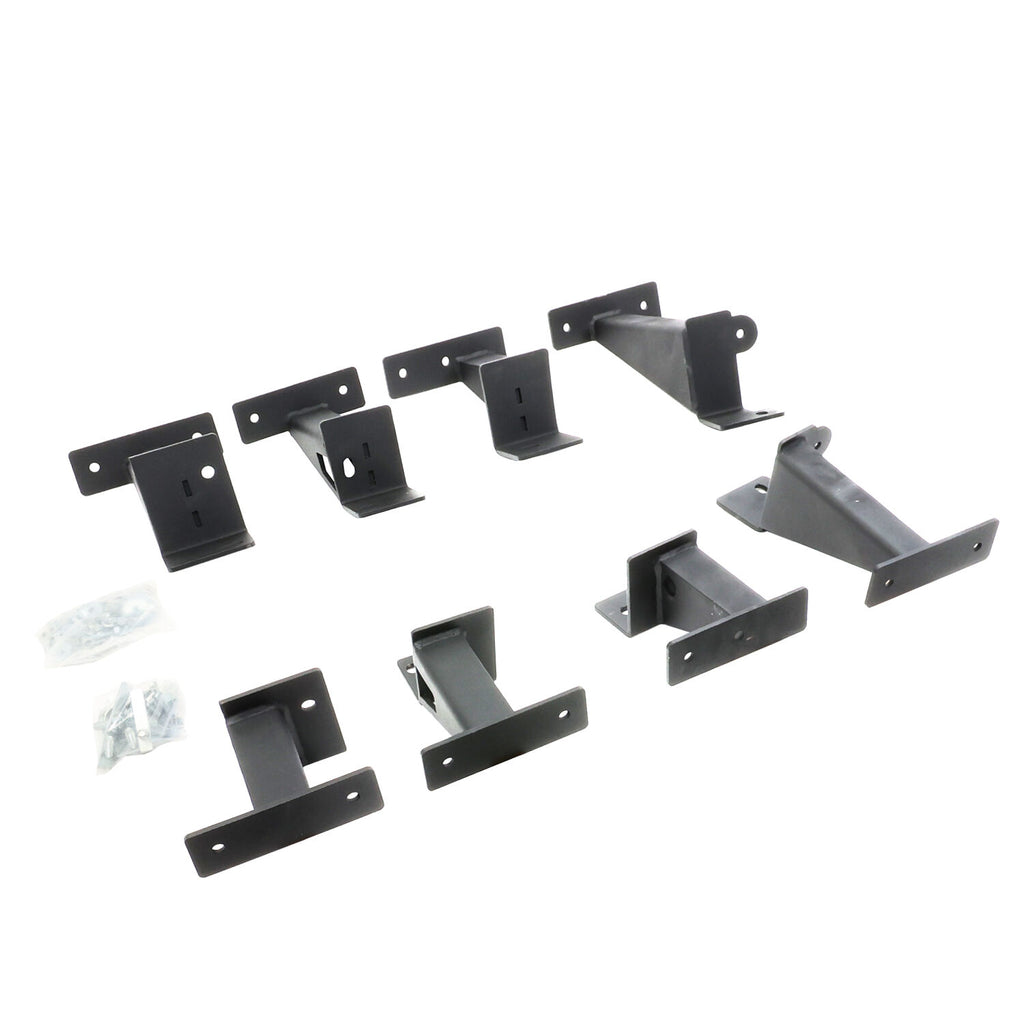 Go Rhino FSD64516T Dominator Xtreme D6 Side Steps with Frame Mounting Bracket Kit for Select Jeep Gladiator