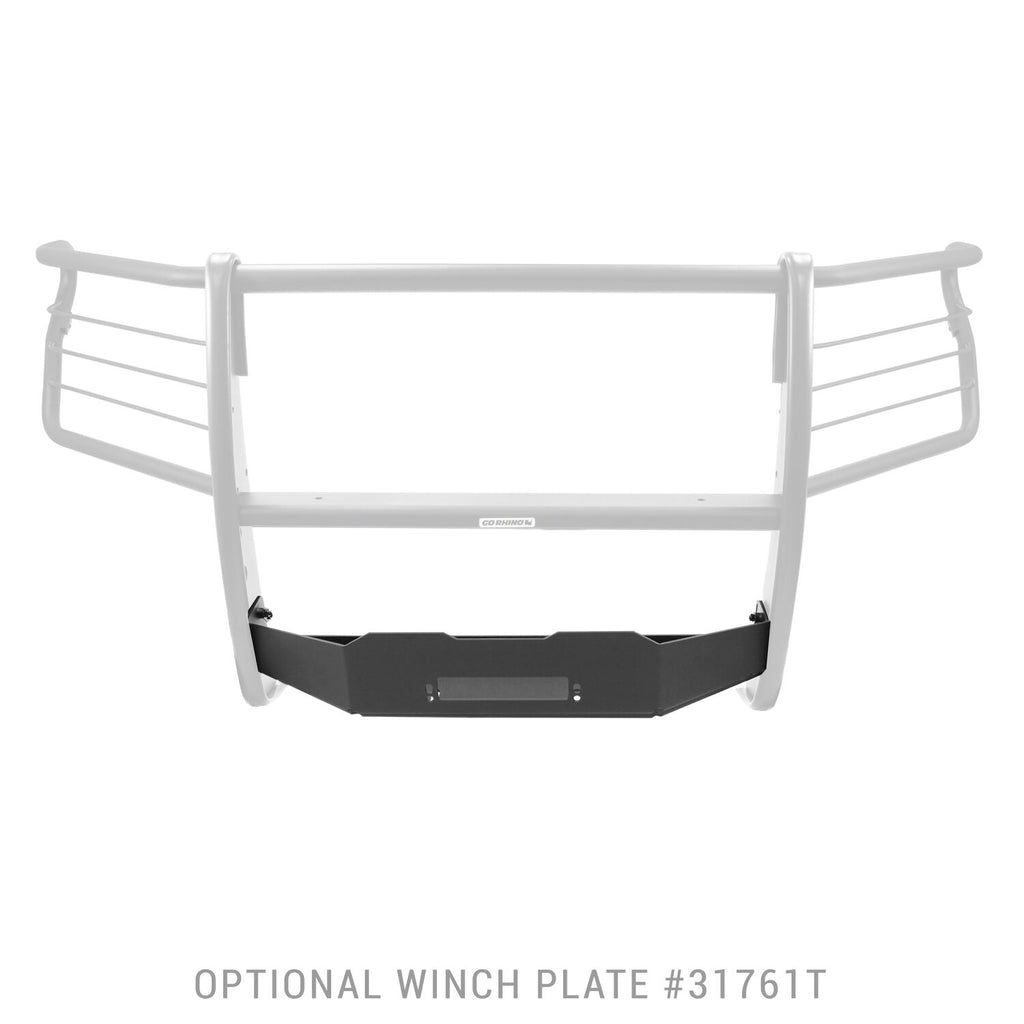 Go Rhino 3176MT 3100 Series StepGuard Grille Guard with Brush Guards for Select Chevrolet Silverado 1500, Chevrolet Silverado LTD