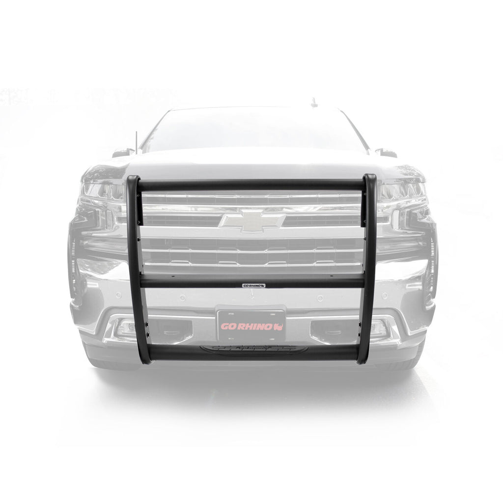 Go Rhino 3176T 3100 Series StepGuard Center Grille Guard only for Select Chevrolet Silverado 1500, Chevrolet Silverado LTD