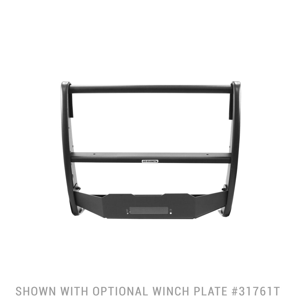 Go Rhino 3176T 3100 Series StepGuard Center Grille Guard only for Select Chevrolet Silverado 1500, Chevrolet Silverado LTD