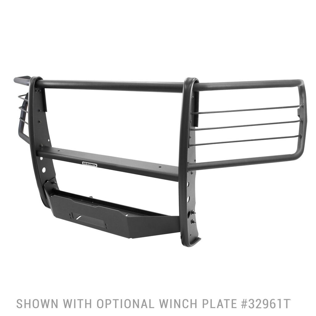 Go Rhino 3296MT 3100 Series StepGuard Grille Guard with Brush Guards for Select Ford F-150, Ford Lobo