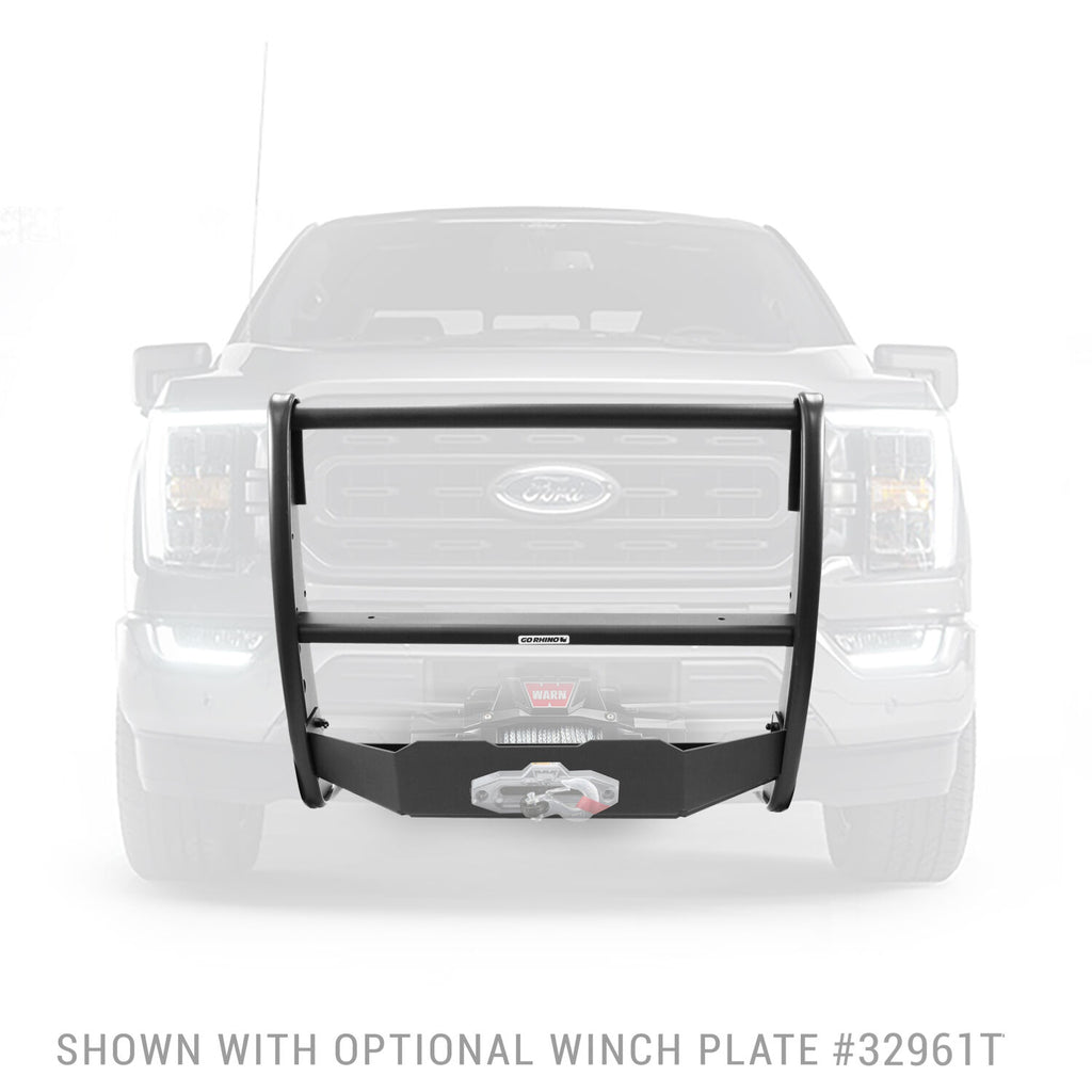 Go Rhino 3296T 3100 Series StepGuard Center Grille Guard only for Select Ford F-150, Ford Lobo