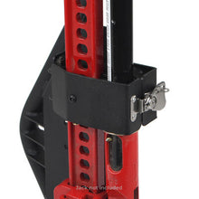 Load image into Gallery viewer, Go Rhino 701011T Exterior Hi-Lift Jack Mount with Clamp for Jeep Wrangler JL, JLU, Gladiator JT for Select Jeep Gladiator, Jeep Wrangler
