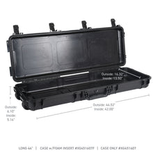 Load image into Gallery viewer, Go Rhino XG451607 Xventure Gear Hard Case - Long Box 45"