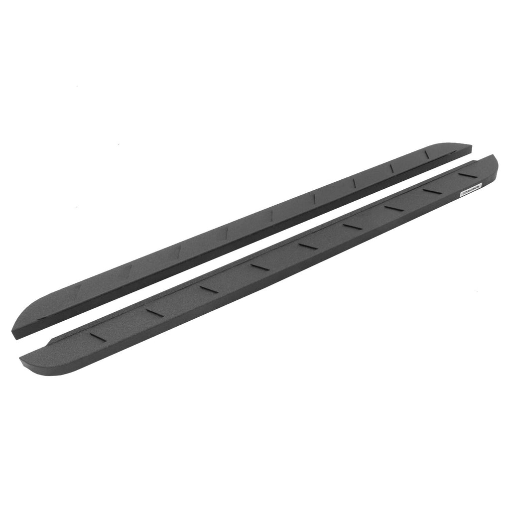Go Rhino 630080ST RB10 Slim Line Running Boards - 80" long - BOARDS ONLY for Select Chevrolet Colorado, Chevrolet Silverado 1500, Chevrolet Silverado LD, Chevrolet Silverado LTD, Chevrolet Silverado HD, Chevrolet Silverado HD, Dodge Ram 1500, Ford F-150,
