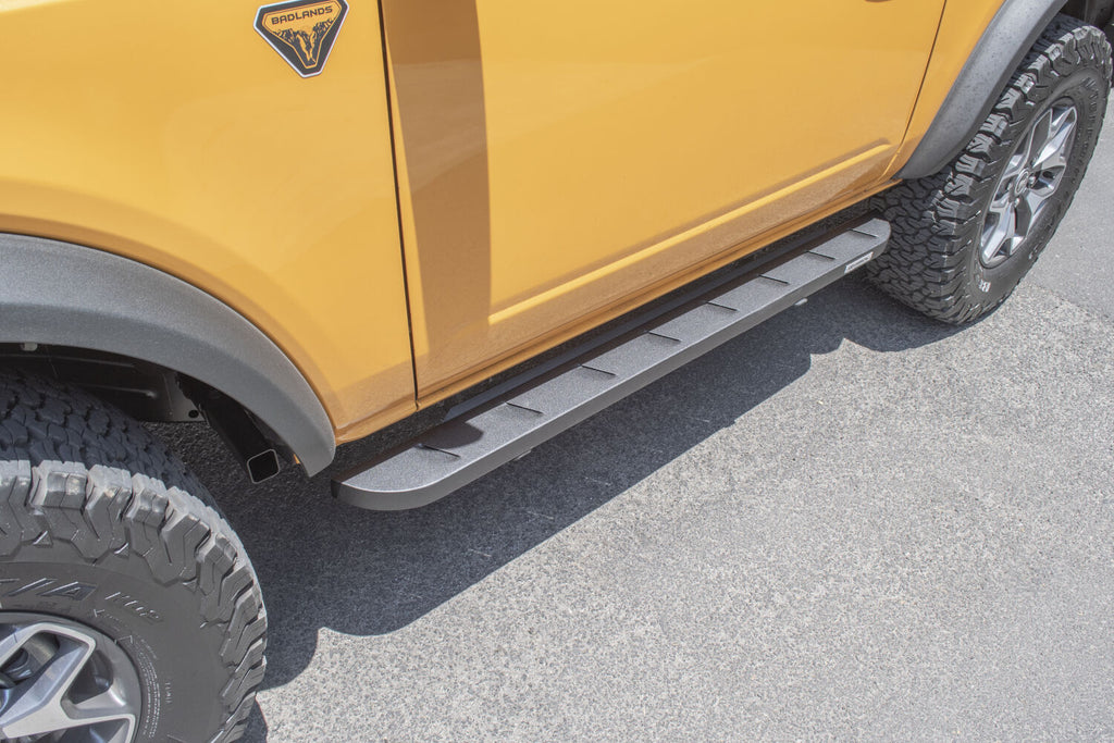 Go Rhino 63413157SPC RB10 Slim Line Running Boards with Mounting Brackets Kit for Select Ford Bronco