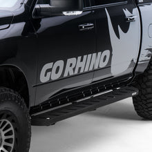 Load image into Gallery viewer, Go Rhino 63430680T RB10 Running Boards with Mounting Brackets Kit - Bedliner Coating for Select Ram