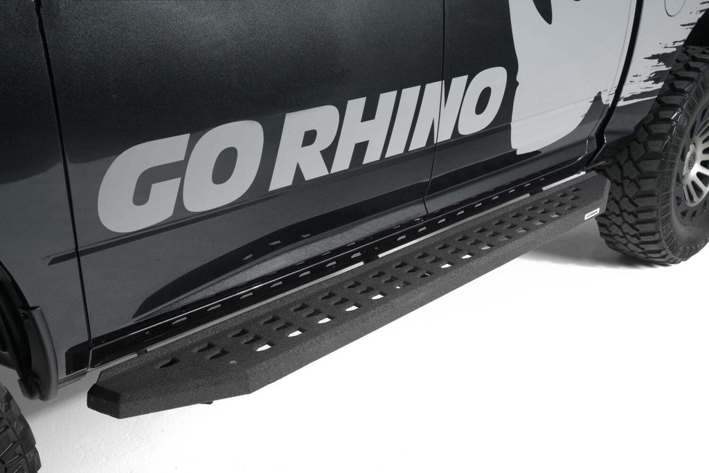 Go Rhino 69420687T RB20 Running Boards with Mounting Brackets Kit for Select Ram 1500, Ram Classic