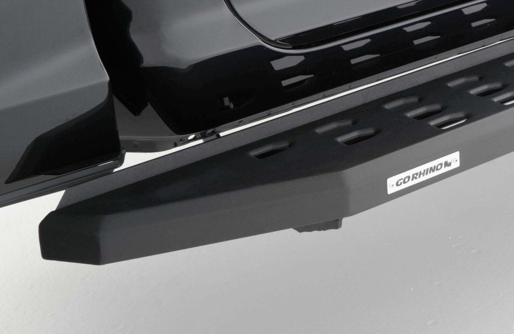 Go Rhino 69420687PC RB20 Running Boards with Mounting Brackets Kit for Select Ram 1500, Ram Classic