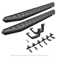 Load image into Gallery viewer, Go Rhino 6949264810T RB20 Running Boards w Mounting Brackets, 1 Pair Drop Steps Kit for Select Jeep Wrangler, Jeep Wrangler JK