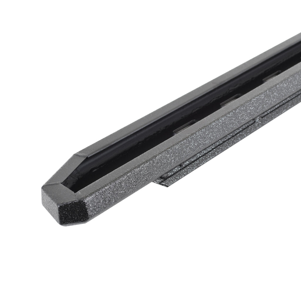 Go Rhino 69643687ST RB30 Slim Line Running Boards with Brackets Kit - Crew Max Only for Select Toyota Tundra