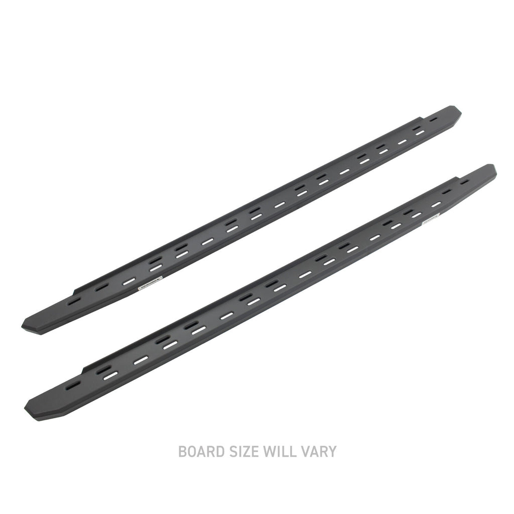 Go Rhino 69600087SPC RB30 Slim Line Running Boards - 87" long - BOARDS ONLY for Select Chevrolet Silverado 1500, Chevrolet Silverado LTD, Chevrolet Silverado HD, Chevrolet Silverado HD, Dodge Ram 1500, Dodge Ram 2500, Dodge Ram 3500, Ford F-150, Ford