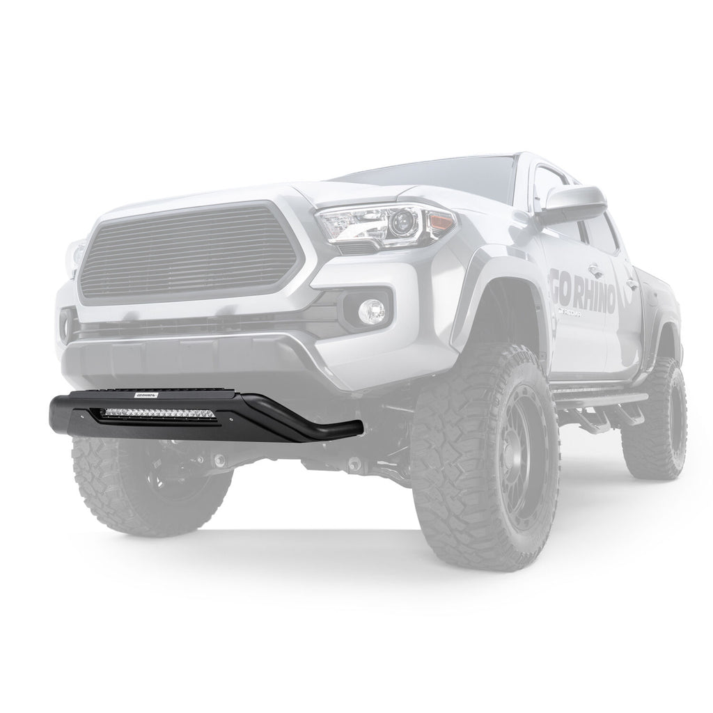 Go Rhino 55211T RC3 LR Bull Bar (Front Guard only, no lights or mounting brackets) for Select Chevrolet Colorado, Chevrolet Silverado 1500, Chevrolet Silverado LD, Chevrolet Silverado LTD, Chevrolet Silverado HD, Chevrolet Silverado HD, Dodge Ram 1500,