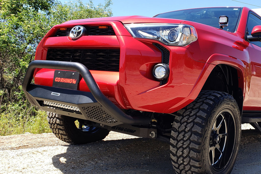 Go Rhino 5456620LT RC4 LR Bull Bar with Mounting Brackets, Single Row 20" Light Bar Kit for Select Toyota 4Runner
